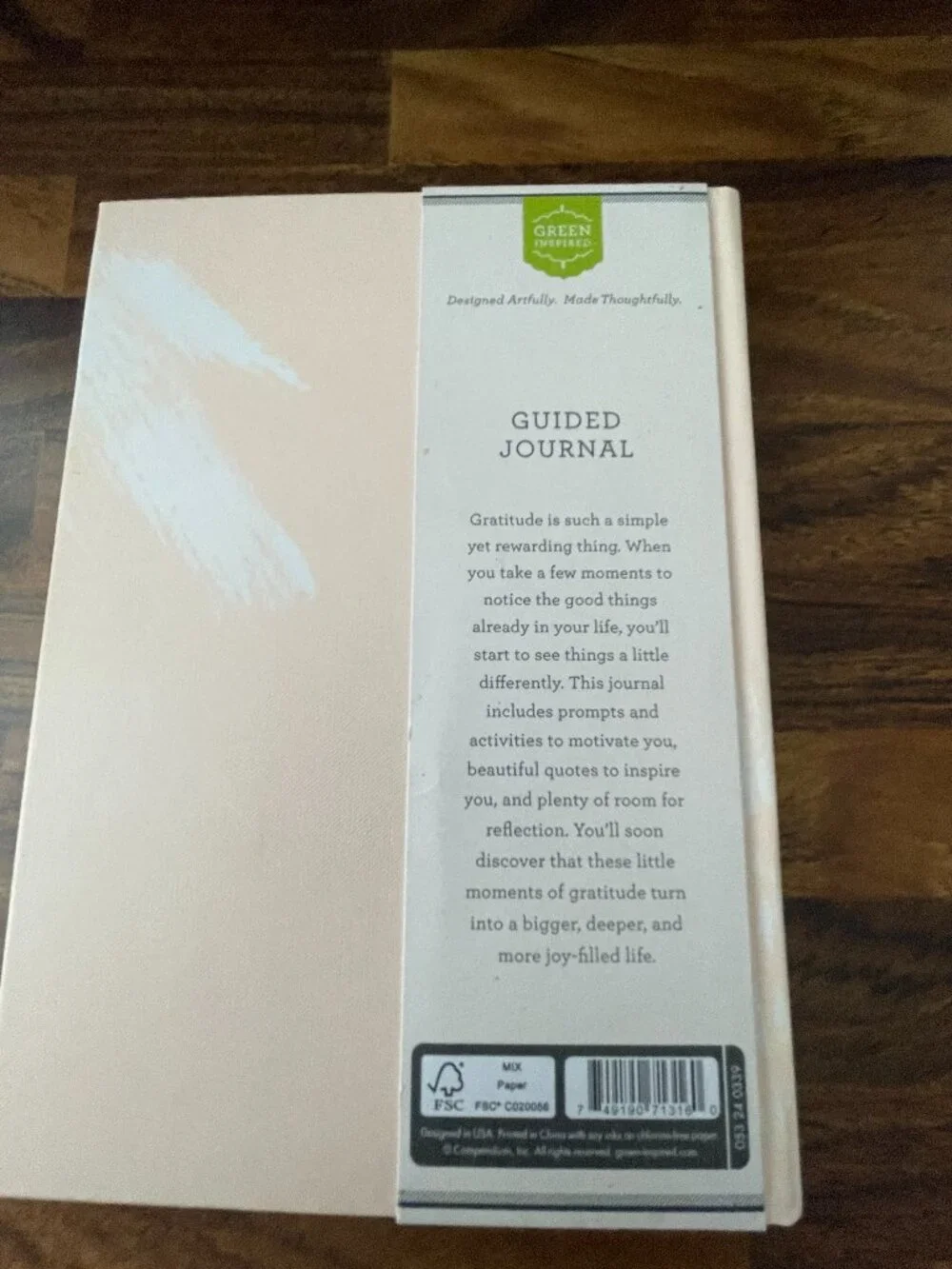 Green Inspired Simply Grateful Journal: Guided Notebook for Women
